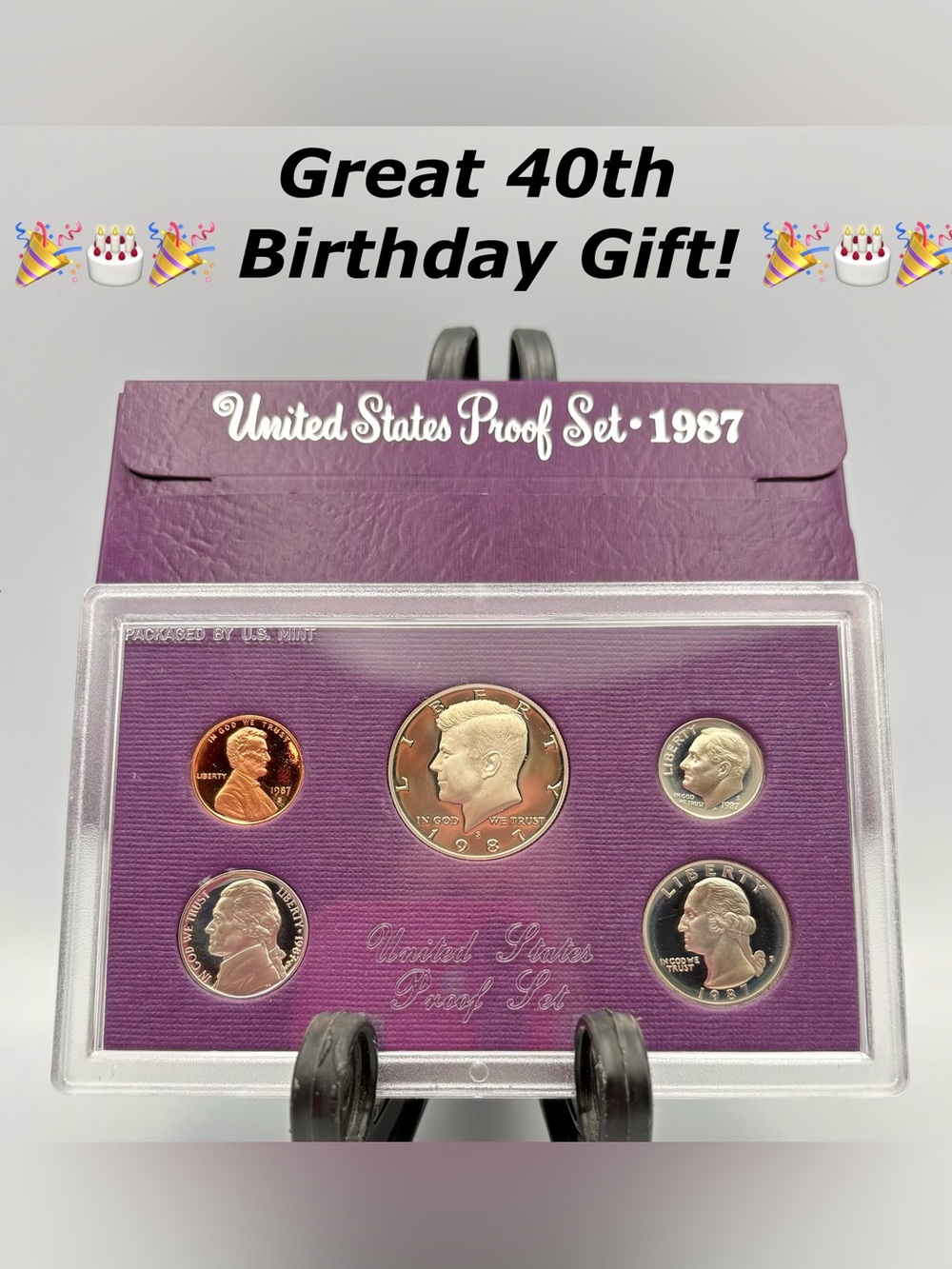 1987 United States Proof Set Uncirculated with Original Packaging - Great Gift!